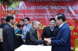 Bộ trưởng Đào Ngọc Dung chúc Tết công nhân lao động thi công Tòa nhà làm việc Liên cơ quan Bộ Lao động – Thương binh và Xã hội