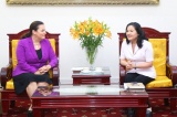 Deputy Minister Nguyen Thi Ha receives the Chief Representative of UN Women in Vietnam