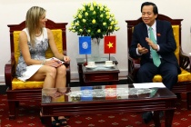 Minister of MOLISA Dao Ngoc Dung welcomed Queen Maxima of the Netherlands