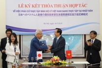 Signing ceremony of the cooperation agreement to send Vietnamese interns to Osaka (Japan)