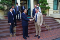 Bộ trưởng Đào Ngọc Dung tiếp Đại sứ - Trưởng phái đoàn Liên minh châu Âu (EU)