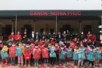 Canon Việt Nam thăm lại Trường Hữu nghị  Canon – Nghĩa Hồng ở Nghệ An