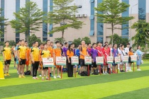 TP.HCM: Hơn 252 vận động viên tranh tài tại giải bóng đá các cựu sinh viên một trường đại học
