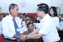 Thứ trưởng Nguyễn Bá Hoan gặp mặt đoàn đại biểu người có công tỉnh Tiền Giang