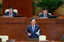 Bộ trưởng Đào Ngọc Dung trả lời chất vấn trước Quốc hội