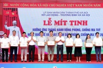 Hà Nội tổ chức Mít tinh hưởng ứng Tháng hành động phòng, chống ma túy