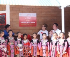 Trường đẹp đến với học sinh dân tộc thiểu số xã Chiềng Hặc, huyện Yên Châu, tỉnh Sơn La