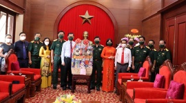 Bí thư Tỉnh ủy Nguyễn Hồng Lĩnh chúc Tết Nhâm Dần 2022 các đơn vị quân đội