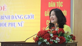 Thứ trưởng Nguyễn Thị Hà dự chương trình bồi dưỡng chuyên đề về những quy định đối với lao động nữ