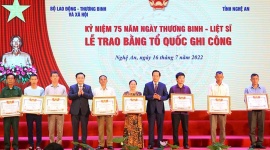 War martyrs' families to be honoured in Nghe An province