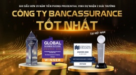 Prudential Việt Nam liên tiếp đón nhận 2 giải thưởng uy tín cho kênh phân phối qua hợp tác ngân hàng