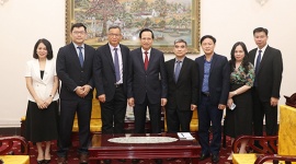 Bộ trưởng Đào Ngọc Dung tiếp Tổng Giám đốc Tập đoàn Pou Chen Việt Nam