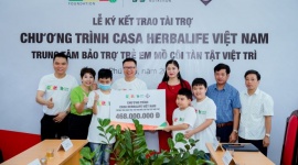 Herbalife Việt Nam hỗ trợ Trung tâm Bảo trợ Trẻ em mồ côi Việt Trì