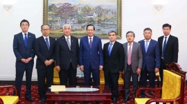 Minister Dao Ngoc Dung receives Assistant of Japanese Prime Minister