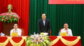 Bộ trưởng Đào Ngọc Dung tiếp xúc cử tri Thanh Hóa sau kỳ họp thứ 4, Quốc hội khóa XV