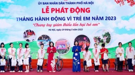 Thành phố Hà Nội tổ chức Lễ phát động Tháng hành động Vì trẻ em năm 2023