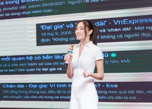 Hoa hậu Lương Thùy Linh tham gia chia sẻ tại Chương trình TEDxUEB 2022