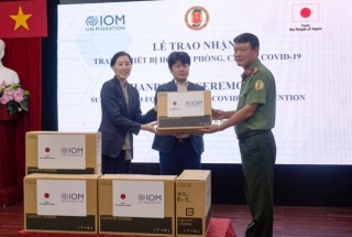 IOM hỗ trợ 1,6 triệu USD trang thiết bị chống dịch Covid-19 cho một số sân bay quốc tế của Việt Nam
