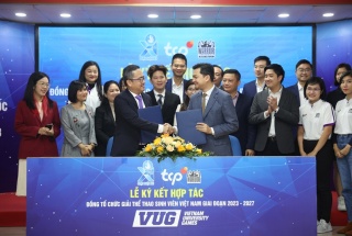 Hội Sinh viên Việt Nam và Công ty TCP ký kết hợp tác đồng tổ chức Giải thể thao Sinh viên Việt Nam giai đoạn 2023 - 2027