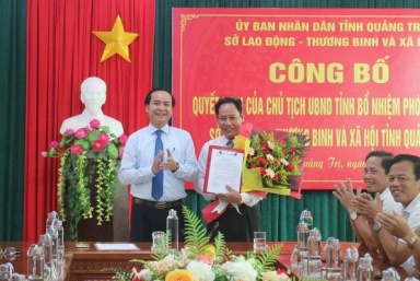 Đồng chí Lê Nguyên Hồng giữ chức vụ Bí thư Đảng ủy Sở Lao động- Thương binh và Xã hội tỉnh Quảng Trị, nhiệm kỳ 2020 - 2025