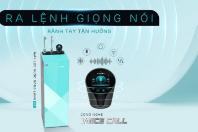 Diễn viên Đình Tú và Huyền Lizzie hào hứng với trào lưu công nghệ máy lọc nước ra lệnh giọng nói đầu tiên tại Việt Nam