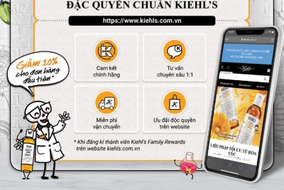 Kiehl’s ra mắt cửa hàng trực tuyến đầu tiên tại Việt Nam: Trải nghiệm da khỏe đặc quyền chuẩn Kiehl